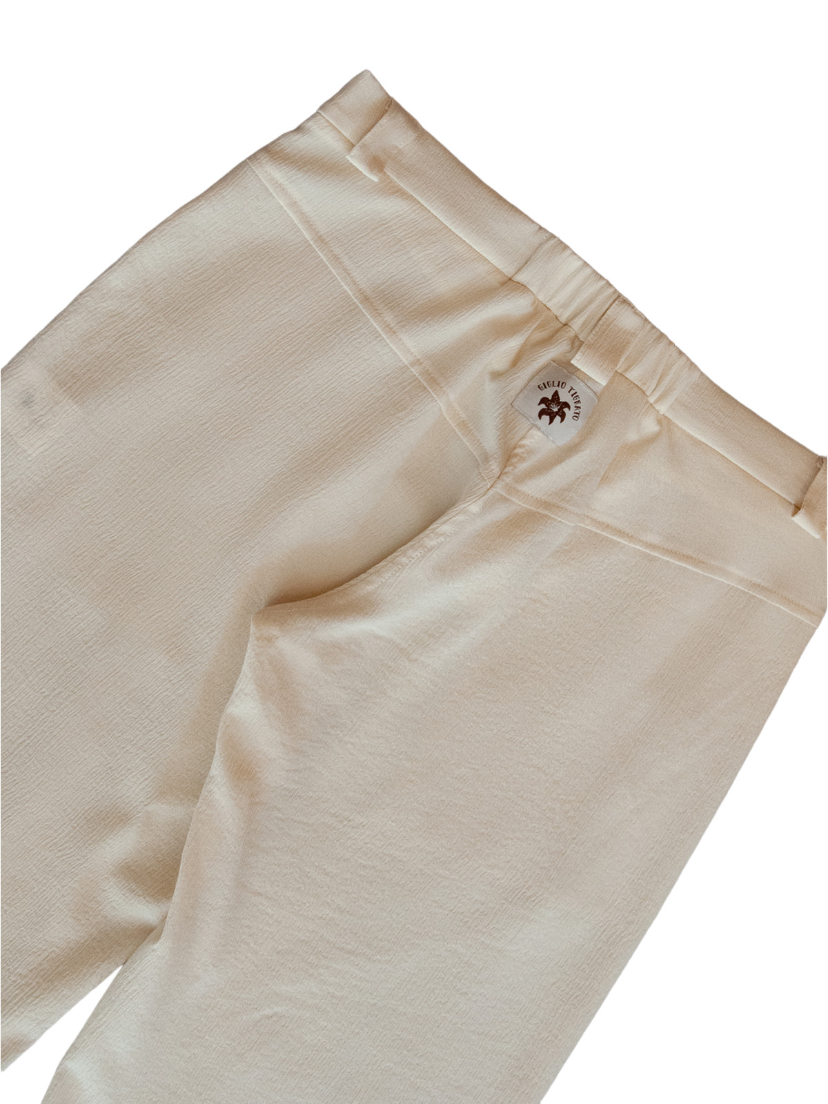 HOKKAIDŌ PANTS IN CREAM CRINKLE - immagine 4