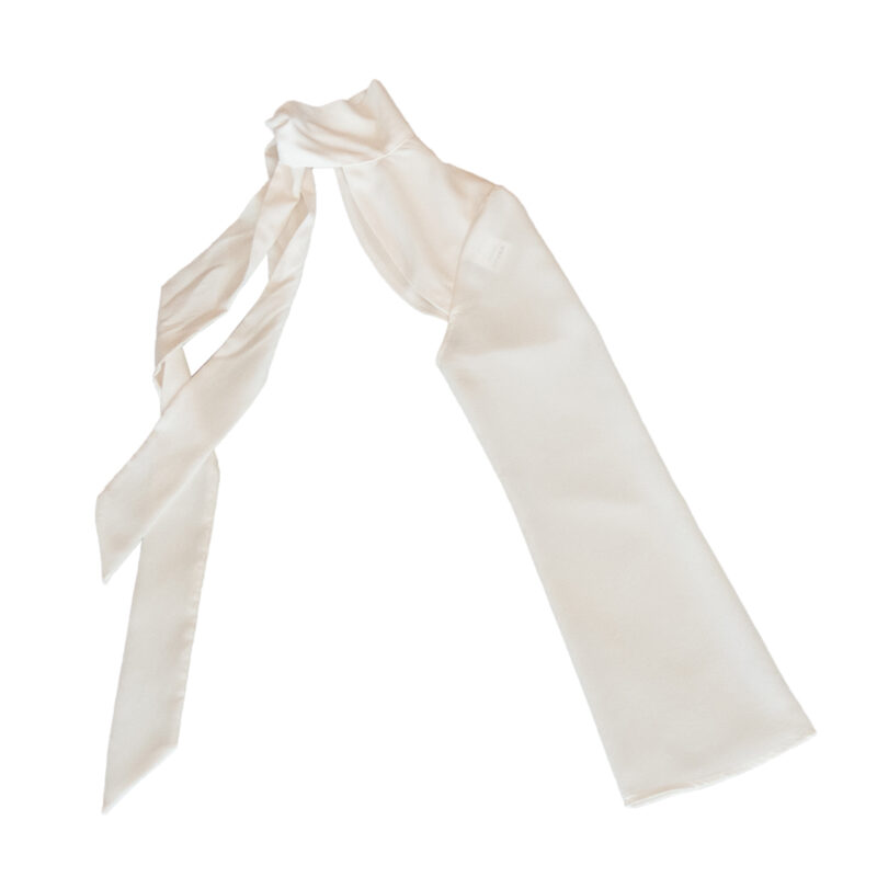 SIFANTO SLEEVE IN WHITE CUPRO