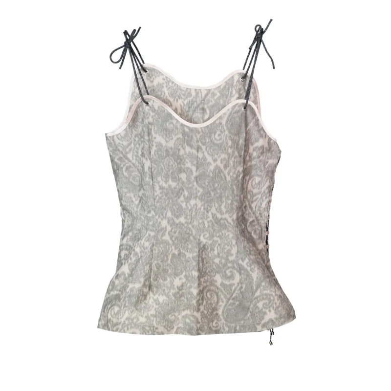 Edna Corset in Paisley Silk