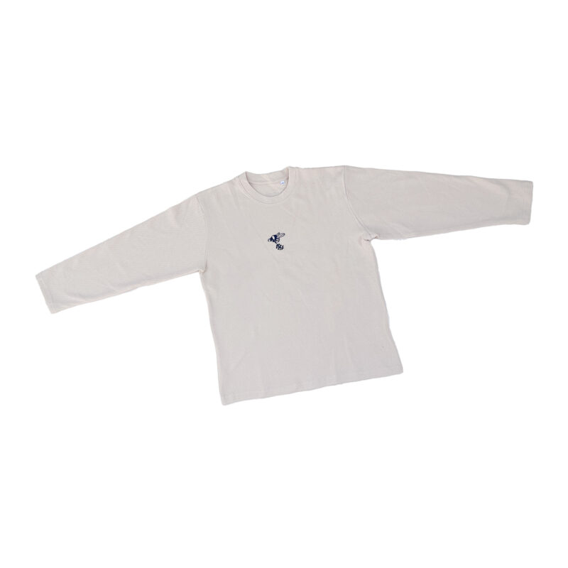 WAFFLE T-SHIRT EMBROIDERED BEE